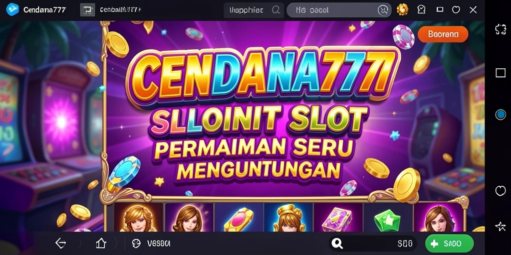Tampilan gameplay CENDANA777 yang menarik dan penuh warna.
