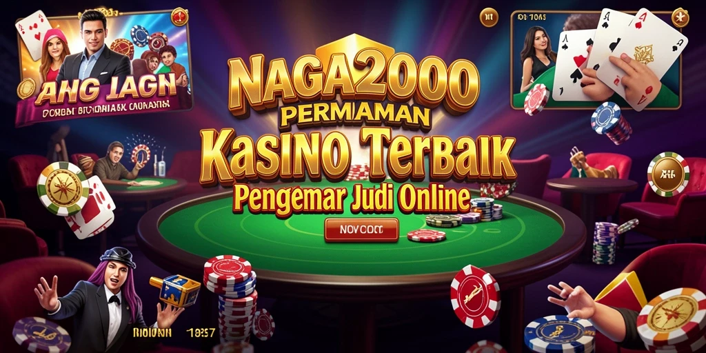 Tampilan antarmuka permainan Kasino NAGA2000 yang menarik.
