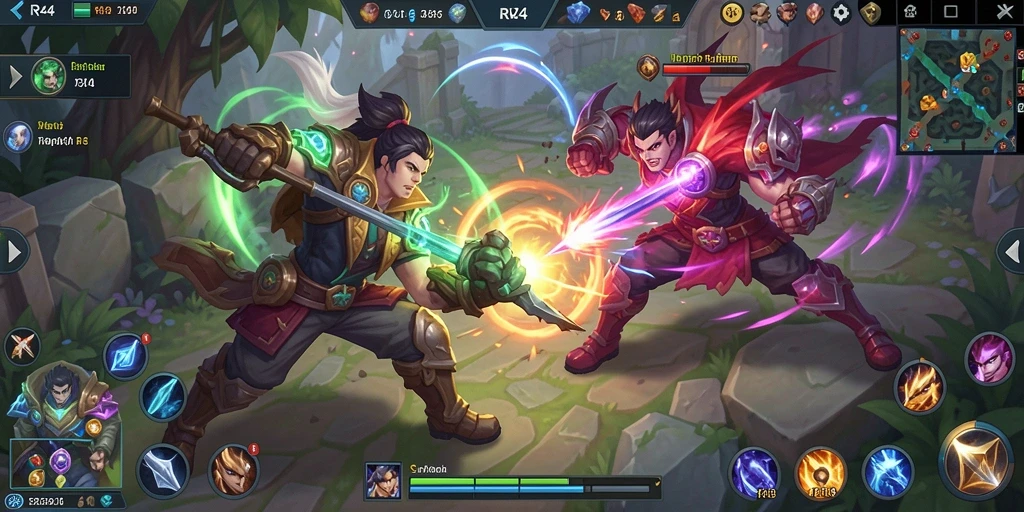 Gameplay seru dan strategi mendalam dalam RR44, game MOBA yang wajib dicoba.