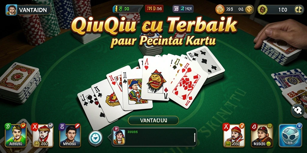 Tampilan gameplay seru dan kompetitif dalam QiuQiu.